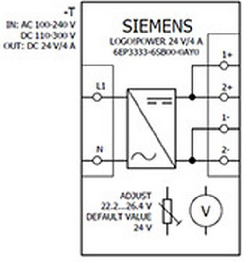 Siemens DIN Rail Power Supply 4A/24V