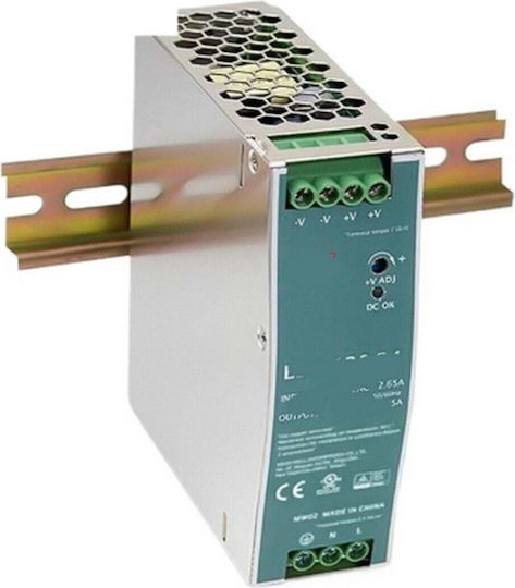Mean Well DIN Rail Power Supply 2.5A/48V/120W