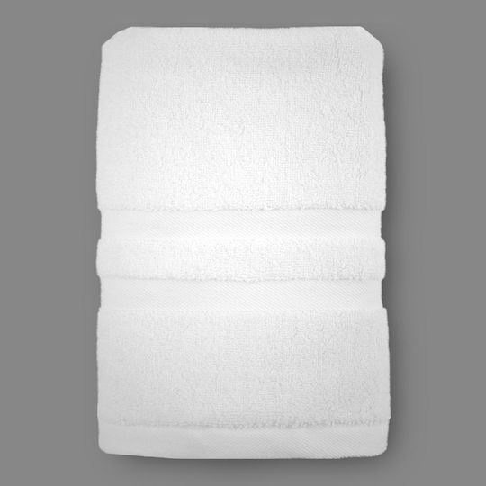 Lin De Luxe Hotel Face Towel 100x50 cm White
