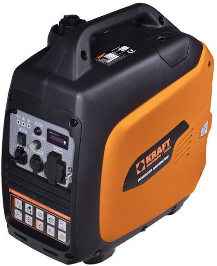 Kraft 3250iS Silent Suitcase Type Gasoline Four-Stroke Inverter Generator with Manual Starter and Power (max) 3.13kVA