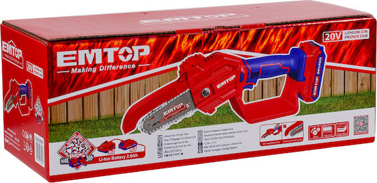 Emtop Кастрене Безчетков 20V 1.3кг с шина 13см