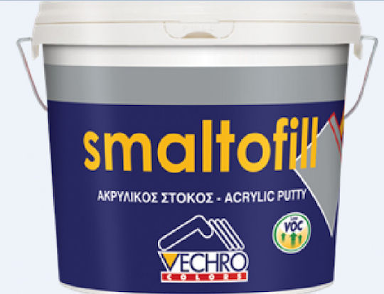 Vechro Smaltofill Acrylic Putty General Purpose Filler Acrylic White 5kg