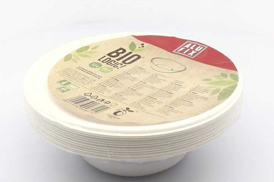 Alufix Biologic Sugarcane Bowl 380ml 12pcs White