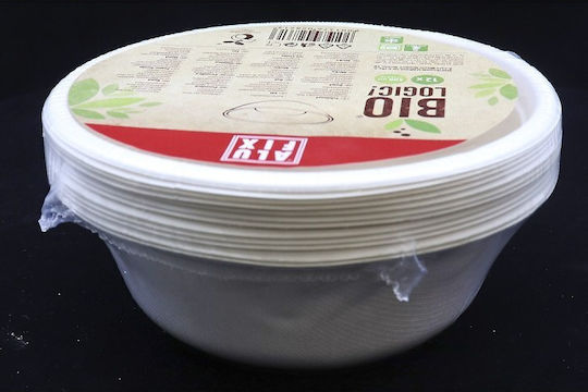 Alufix Biologic Sugarcane Bowl 500ml 12pcs White