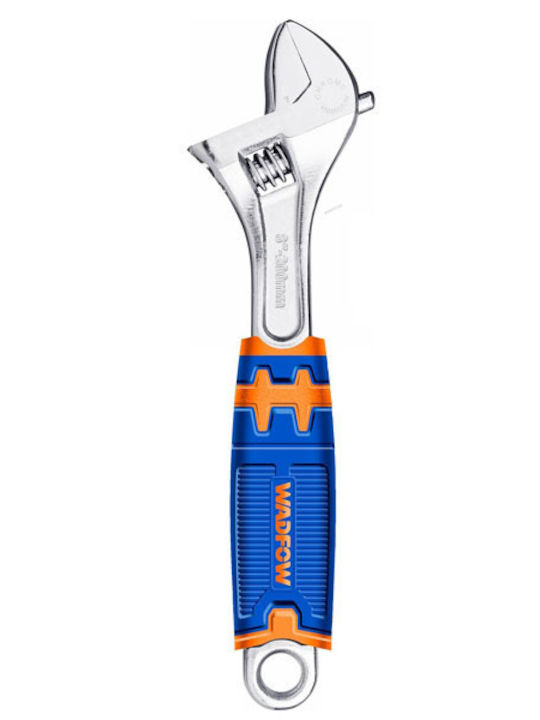 Wadfow French Wrench with Adjustable Opening 30mm and Anti-Slip Handle 203.2mm