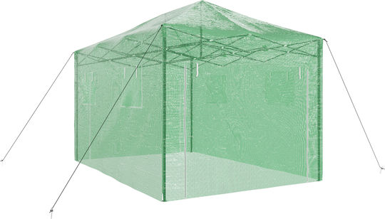 vidaXL 42006644 Greenhouse Pop-Up with Metal Frame 4.3x2.9x3.15m