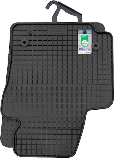 Petex Set of Front and Rear Mats 4pcs Tray Type for Seat Altea 2004+ Black