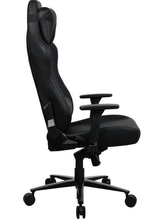 Archos Vernazza XL Artificial Leather Gaming Chair with Adjustable Arms Black