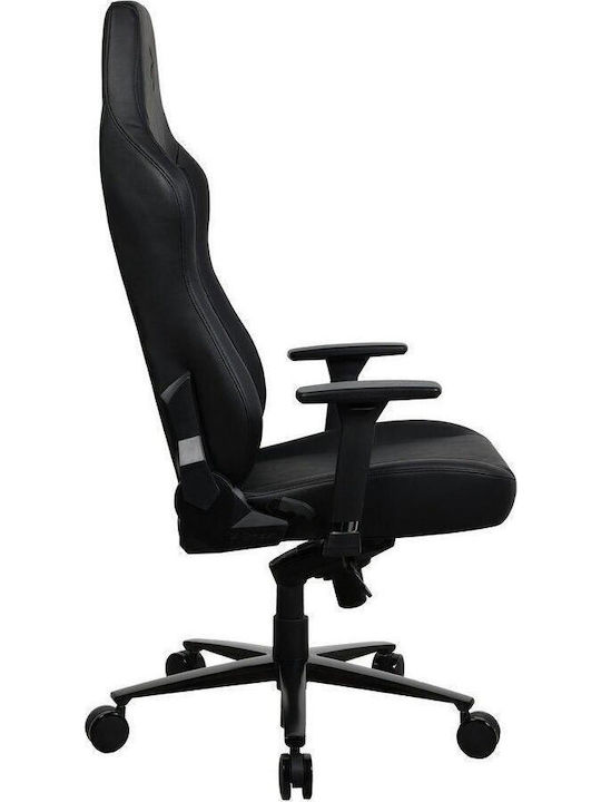 Archos Vernazza XL Artificial Leather Gaming Chair with Adjustable Arms Black