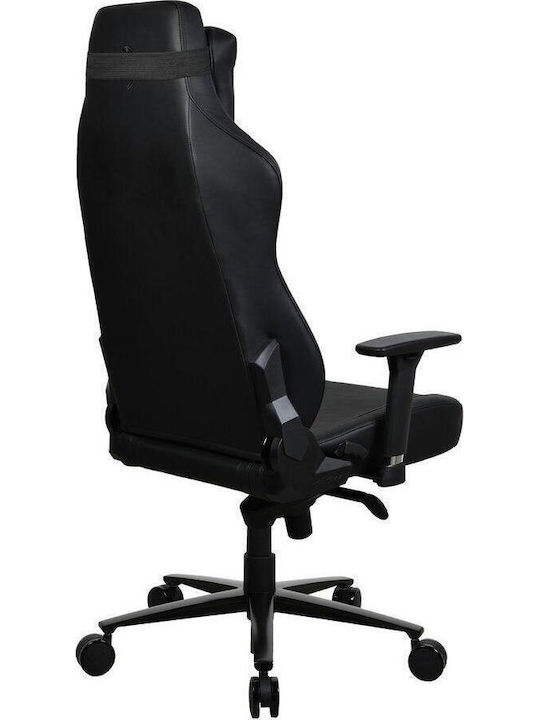 Archos Vernazza XL Artificial Leather Gaming Chair with Adjustable Arms Black