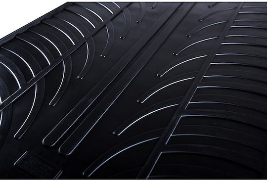 Auto Gs Set of Front and Rear Mats 4pcs for Renault Koleos II Automatic 06.2017+ Black