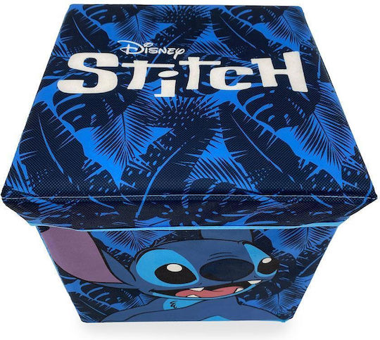 Disney Children's Storage Box made of Fabric Lilo Stitch Blue 30x30x30cm 1pcs