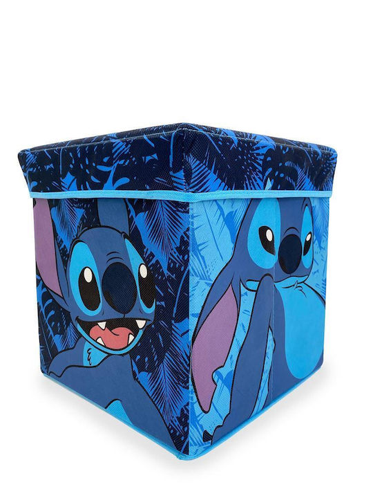 Disney Παιδικό Κουτί Αποθήκευσης από Ύφασμα Lilo Stitch Μπλε 30x30x30cm
