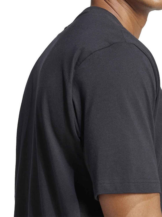 Essentials Linear T-shirt Μαύρο