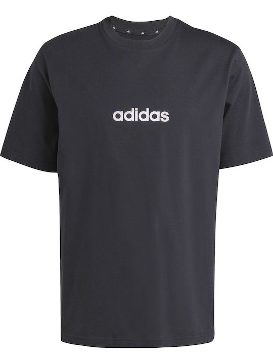 Essentials Linear T-shirt Μαύρο