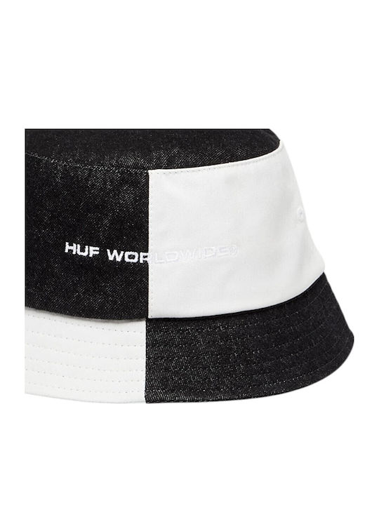 HUF Block Out Pălărie Textilă Pentru Bărbați Stil Bucket Negru / Alb