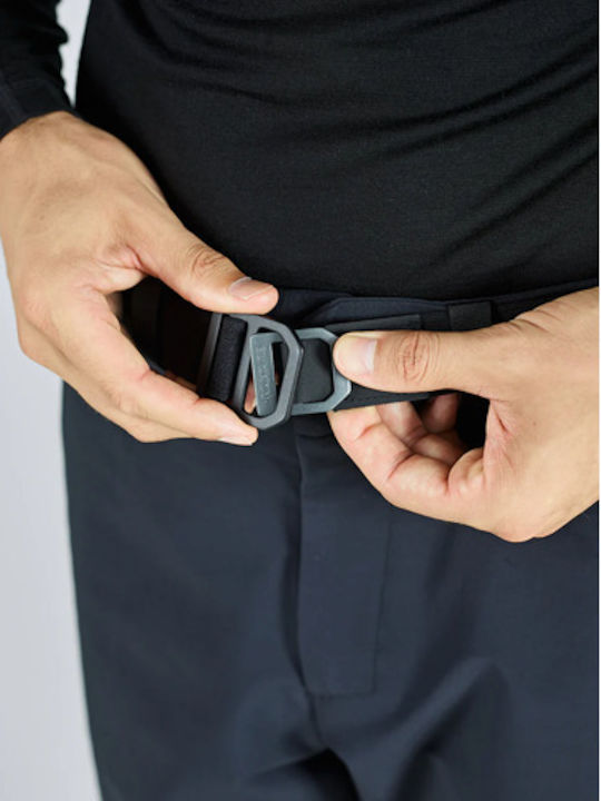 Unisex Ρυθμιζόμενη Herren Gürtel Schwarz