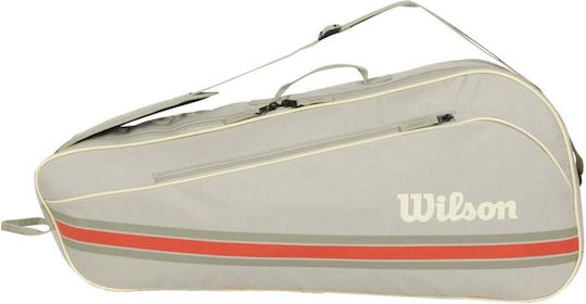 Wilson Team 3 Racket Tennis Bag Gray