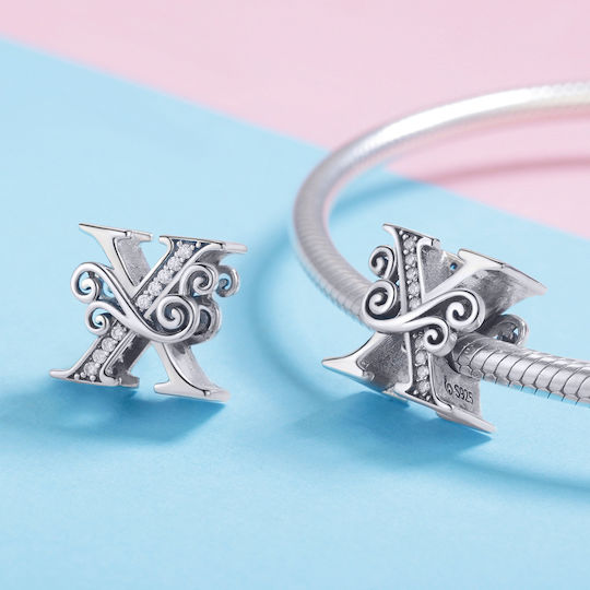Silber Charm 925 X Kalligrafie