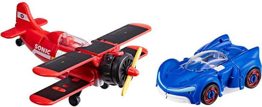 Action-Figur Transformers X Sonic Wingtail & Blue Booster 2pack S Transformatoren 13cm.