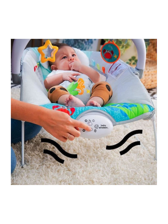 Baby Einstein Електрически Релакс Бебе с Музика и Вибрация Син за Дете до 9кг