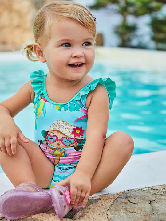 Mayoral Kids Swimwear One-Piece Light Blue