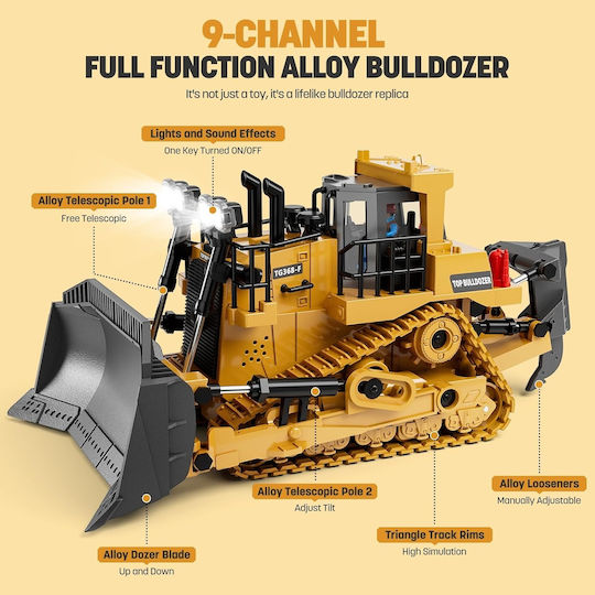 9 Channels Remote Controlled Excavator