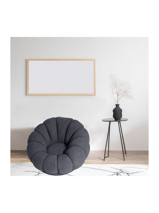 Cloud Πολυθρόνα Περιστρεφόμενη Γκρι 98x97x69cm
