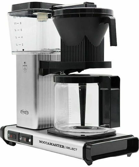 Moccamaster KBG 741 Select Καφετιέρα Φίλτρου 1520W Silver Brushed