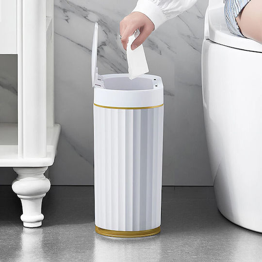 Home Use Kunststoff Badezimmer Mülleimer 7Es Weiß
