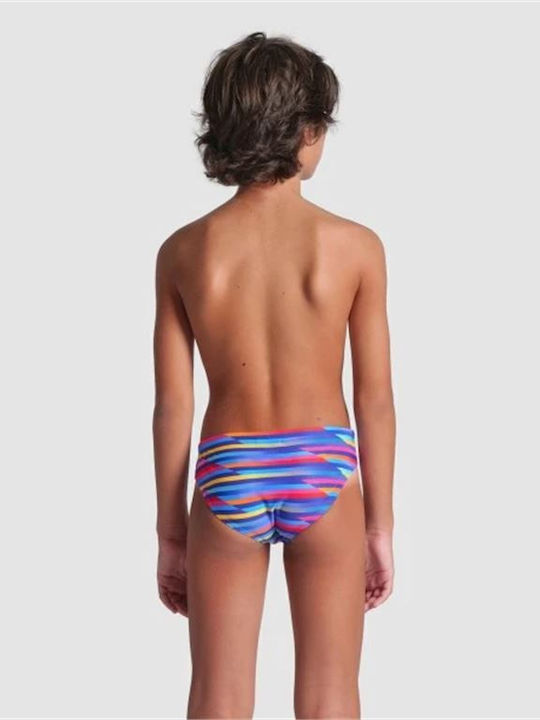 Arena Stripe Swim Παιδικό Μαγιό Σλιπ Navy Μπλε