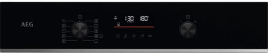 AEG 6000 Sensecook Φούρνος άνω Πάγκου 71lt Π59.5εκ. Γκρι