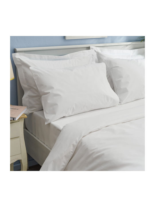 Charalambidis Textiles Duvet Cover Double 200x240 Salonica White