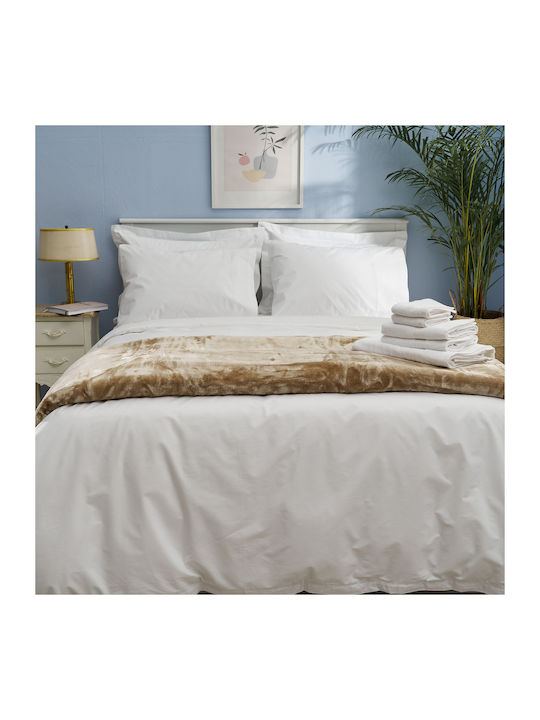 Charalambidis Textiles Duvet Cover Double 200x240 Salonica White