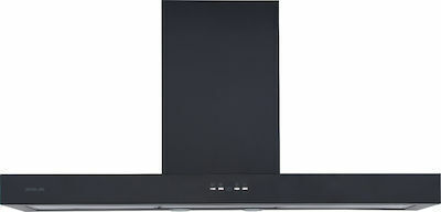 Davoline TAU HPA Chimney Vent Hood 60cm Black