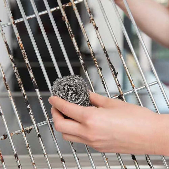 Vileda Glitzi Inox Комплект Кухненски Гъби За Плочи Сребристи 2 Бройки
