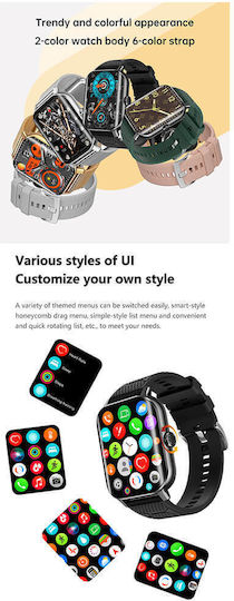 Microwear F12 Smartwatch (Negru)