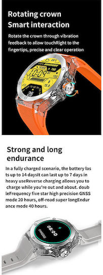 Microwear TK20 Smartwatch (Orange)