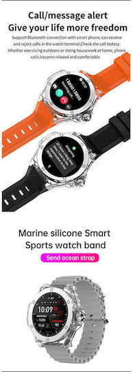 Microwear TK20 Smartwatch mit Pulsmesser (Black)