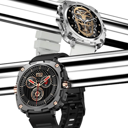 Microwear Ak71 Smartwatch (Μαύρο)