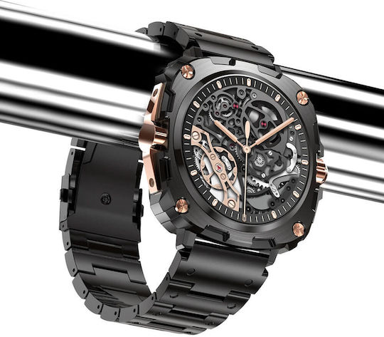 Microwear Ak71 Smartwatch (Μαύρο)