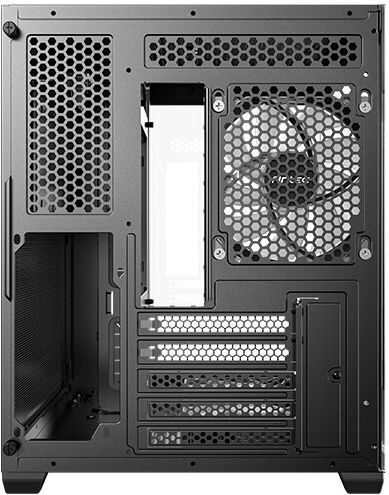 Antec CX60M ARGB Gaming Mini-Turm Computergehäuse mit Seitenfenster Schwarz
