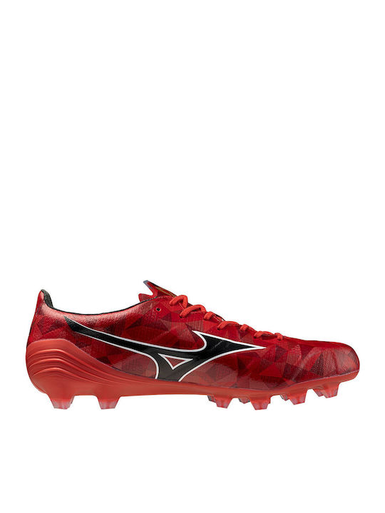 Mizuno Α Ii Ποδοσφαιρικά Παπούτσια με Τάπες Κόκκινα