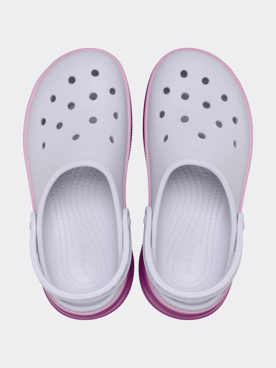 Crocs Classic Stacked Femei Sabot Violet
