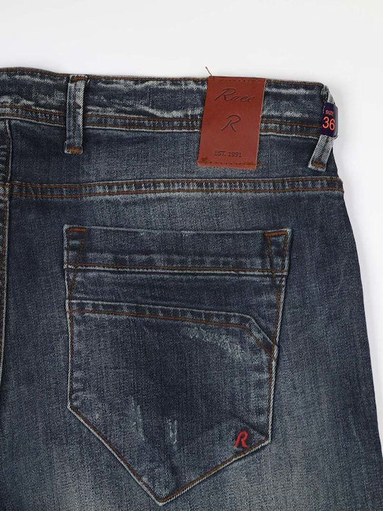 Men's Jeans Pants with Slim Fit Black