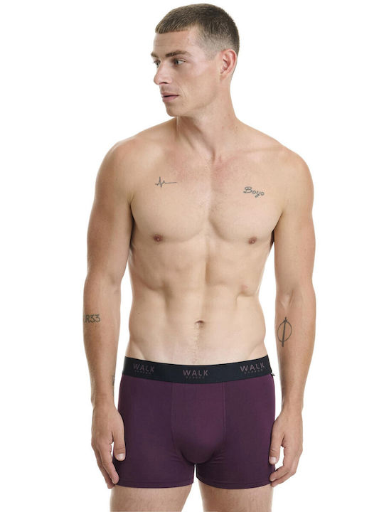Herren Boxershorts Burgundisch 1Packung
