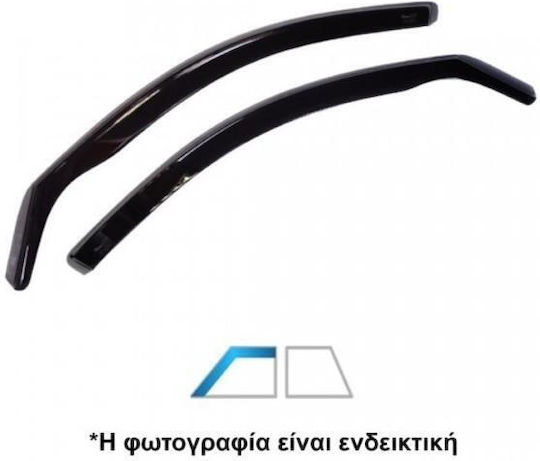 Heko Σετ Ανεμοθραύστες Αυτοκινήτου Μπροστινοί Σκούρο Φιμέ για BMW X3 2024+ 2τμχ