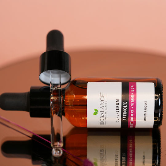 Alpaya Dermaceuticals Super Serum Retinol'E Καταπραϋντικό και Αντι-İmbătrânire Serum Ochi με Ρετινόλη και Vitamina E pentru Strălucire și Tonifiere 30ml