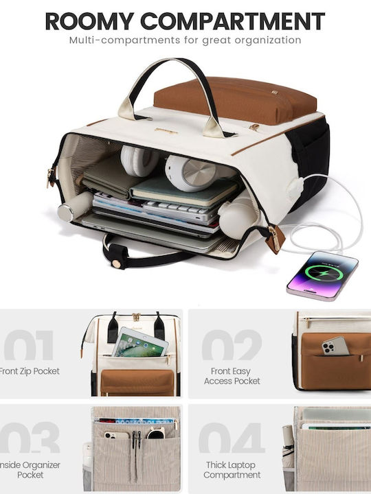 Lovevook Waterproof Backpack Backpack for 15.6" Laptop Brown MB2146