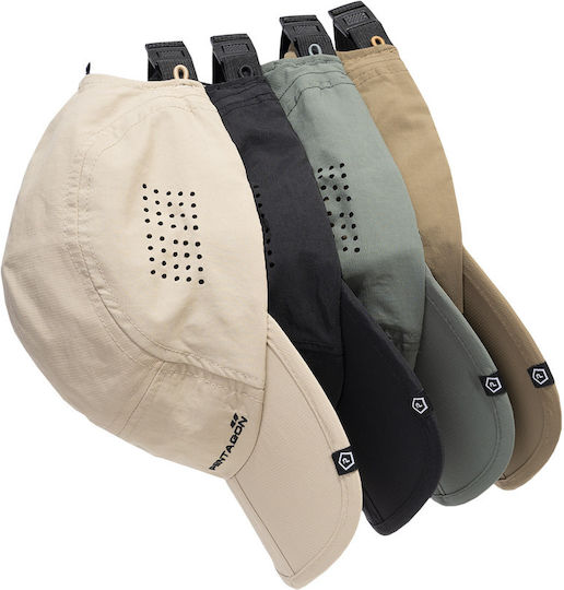 Pentagon Zakros Cap Jockey Hunting Hat Black